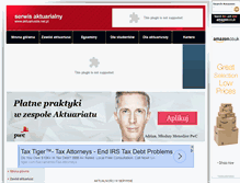 Tablet Screenshot of aktuariusze.net.pl